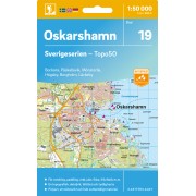 19 Oskarshamn Sverigeserien 1:50 000